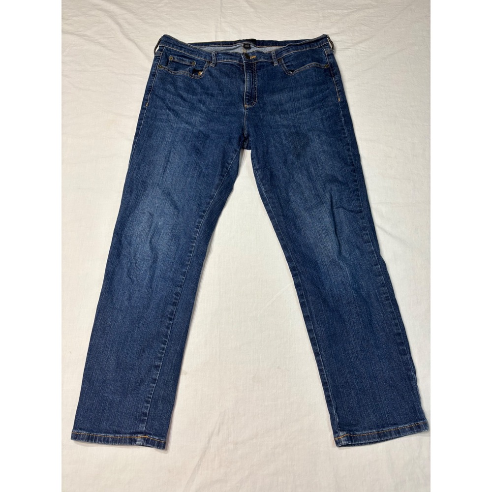 Banana Republic Straight Ankle Jeans Womens 32/14 Medium Wash Blue Denim Pants